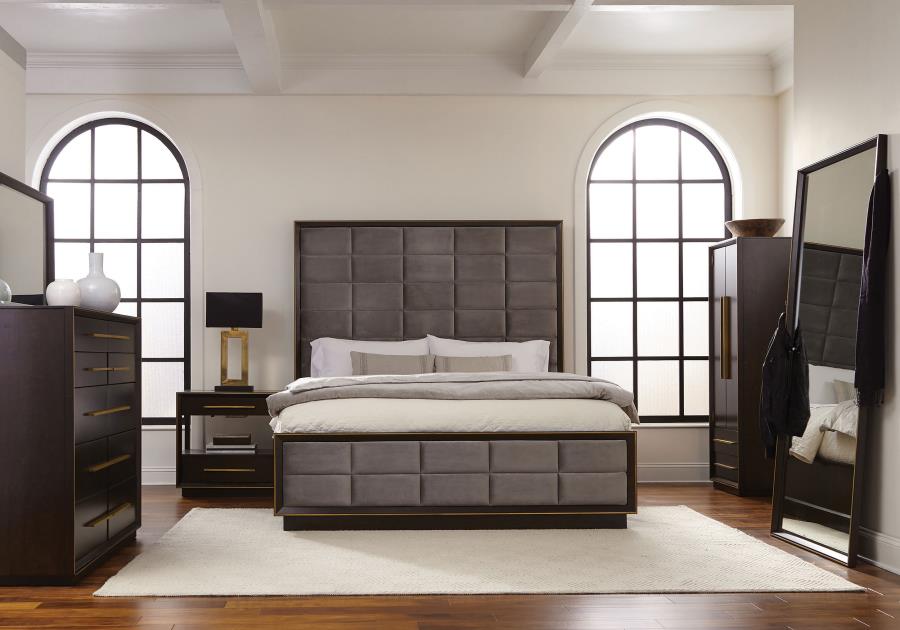 Durango 5-piece Eastern King Bedroom Set Smoked Peppercorn (image for) Durango 5-piece Eastern King Bedroom Set Smoked Peppercorn