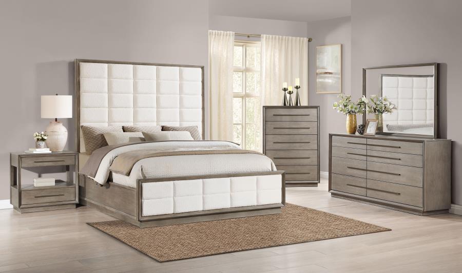 Durango 5-piece Eastern King Bedroom Set Washed Oak (image for) Durango 5-piece Eastern King Bedroom Set Washed Oak