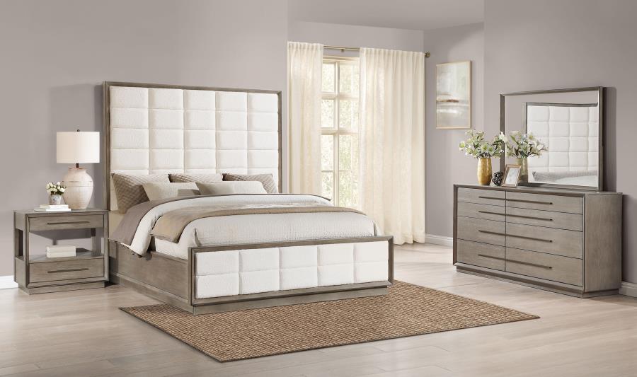 Durango 4-piece California King Bedroom Set Washed Oak (image for) Durango 4-piece California King Bedroom Set Washed Oak